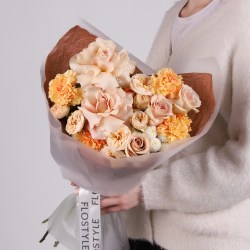 avtorskij buket s francuzskoj rozoj 3